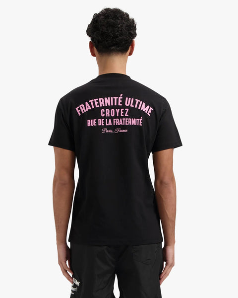 Croyez Fraternite Puff T-shirt Black/Pink