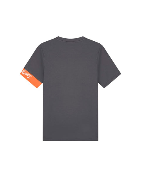Malelions Captain T-shirt 2.0 Antra/Orange