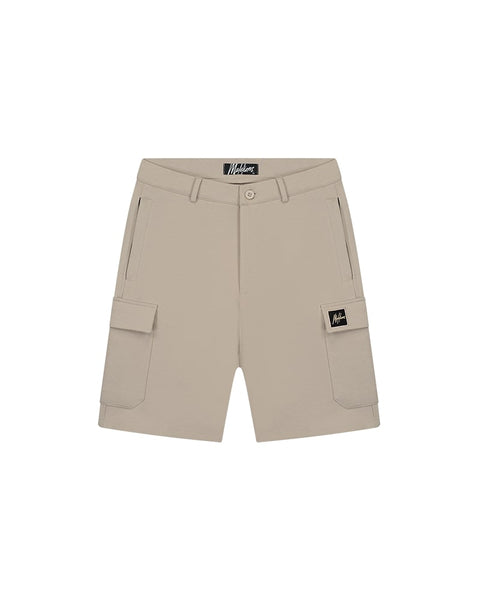 Malelions Signature Patch Cargo Short Taupe