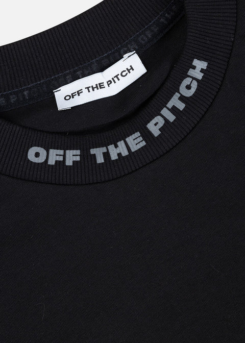 Off The Pitch Oversized Tee Zwart