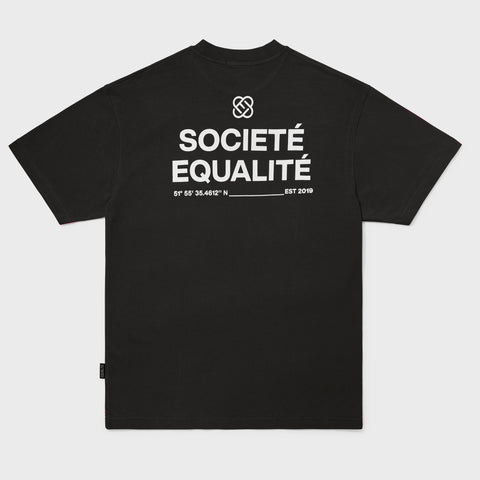Equalite Societe Oversized T-shirt Black