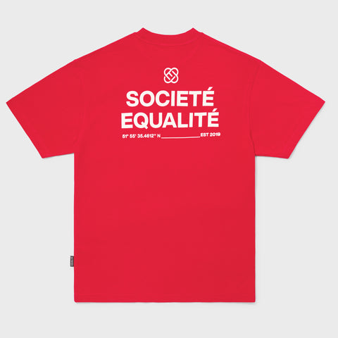 Equalite Societe T-shirt Red