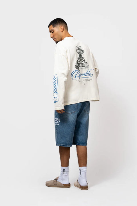 Equalite Fontain Oversized Longsleeve OffWhite