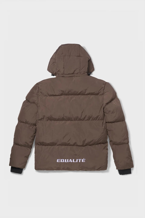 Equalite Essential Puffer Jacket Taupe