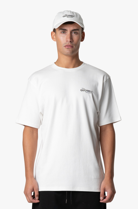 Quotrell Society T-shirt White/Black