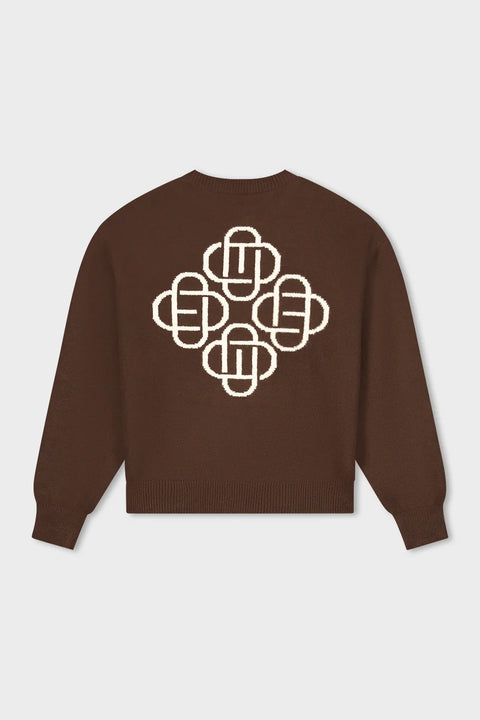 Equalite Fluffy Knit Sweater Brown