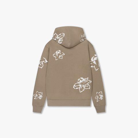 Croyez Flower Zip Hoodie Sand