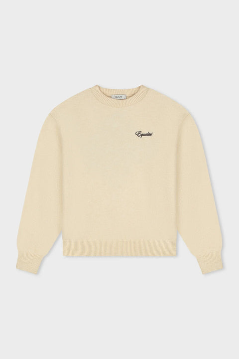 Equalite Fluffy Knit Sweater Off-White