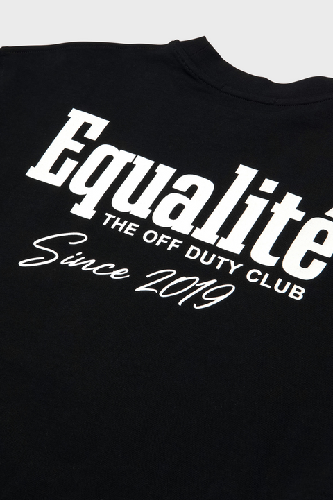Equalite Racing Club Ovesized T-shirt Zwart