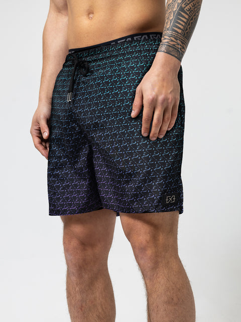 Xplct Fade Short Blue/green