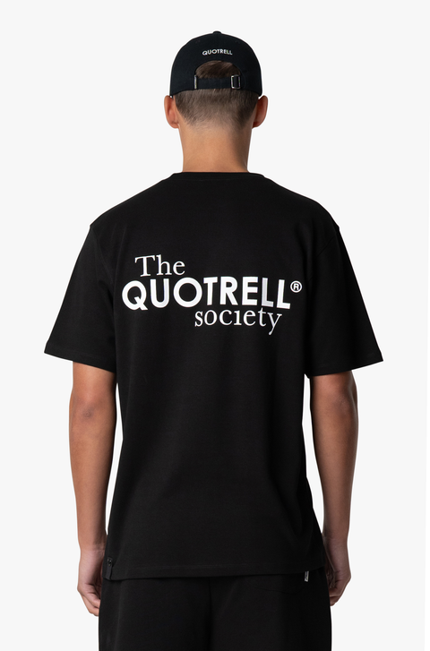 Quotrell Society T-shirt Black/White