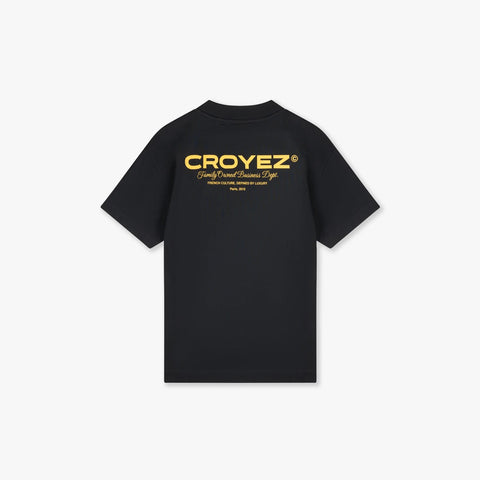 Croyez Family Owned T-shirt Black/Yellow