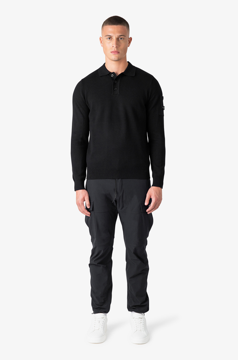 Quotrell Seattle Cargo Pants Black