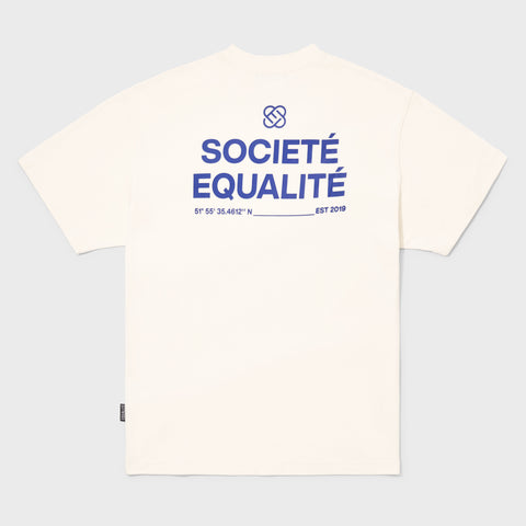 Equalite Oversized Societe T-shirt Offwhite