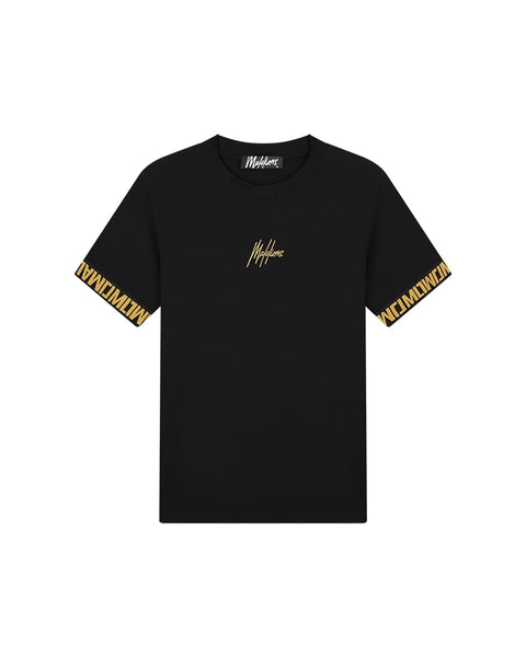 Malelions Venetian T-shirt Black/Gold