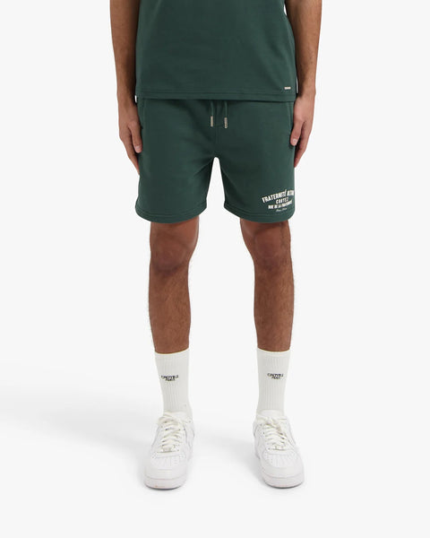 Croyez Fraternite Puff Shorts Darkgreen/Offwhite