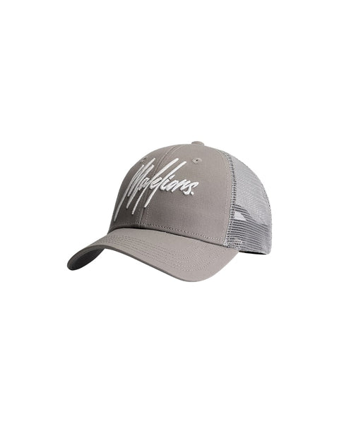 Malelions Signature Cap Grey/White