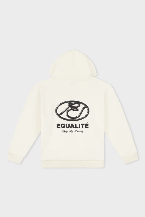 Equalite Arid Oversized FullZip Hoodie OffWhite
