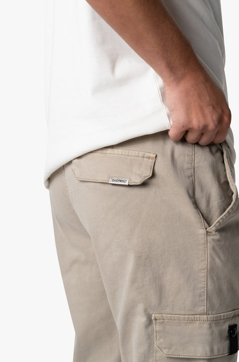 Quotrell Casablanca Cargo Pants Sand