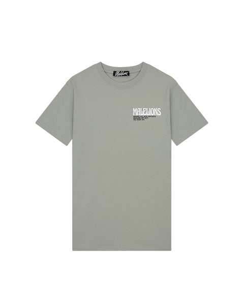 Malelions Boxer 2.0 T-shirt Sage/white