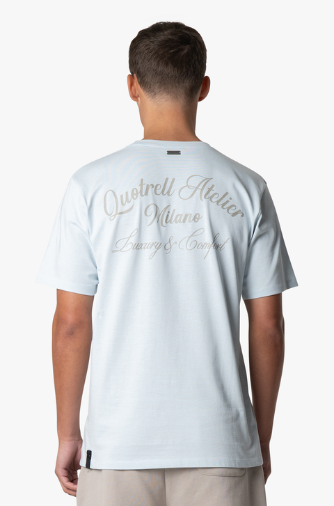 Quotrell Atelier Milano T-shirt Lightblue/Grey