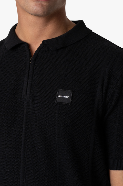 Quotrell Arena Polo Black/White