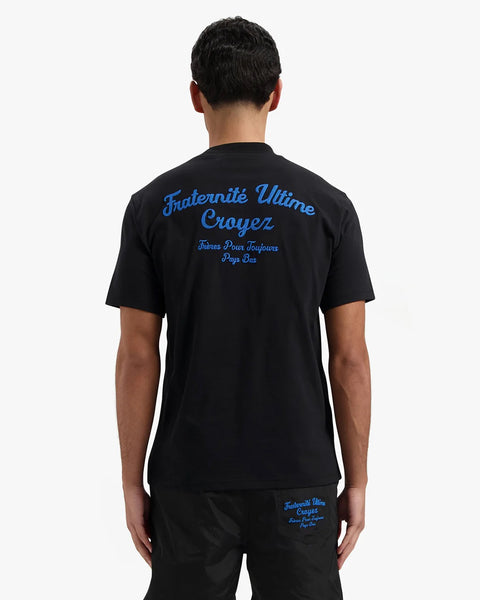 Croyez Fraternite T-shirt Black/Royalblue
