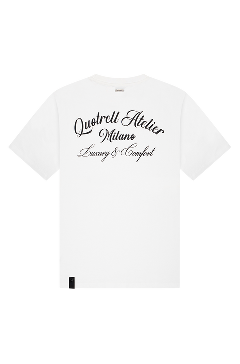 Quotrell Atelier Milano T-shirt Wit/Zwart