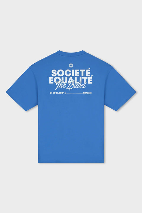 Equalite Societe Oversized Tee Blue