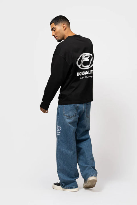 Equalite Arid Oversized Longsleeve Tee Black