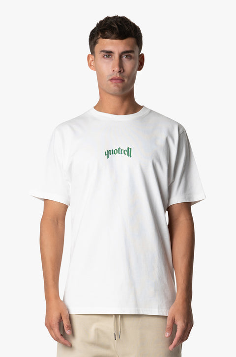 Quotrell Global Unity T-shirt Offwhite/Green