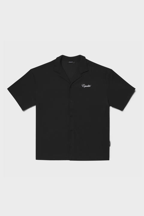 Equalite Ribbed Oversized Shirt Black