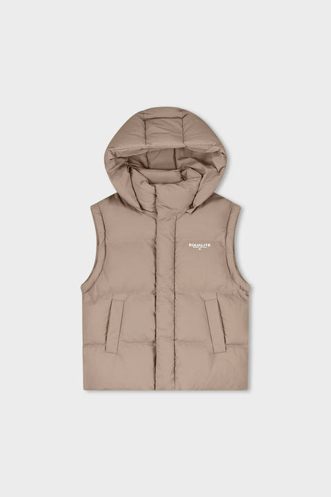 Equalite Societe Puffer Jacket Taupe