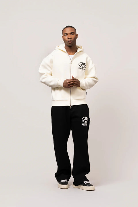 Equalite Arid Oversized FullZip Hoodie OffWhite