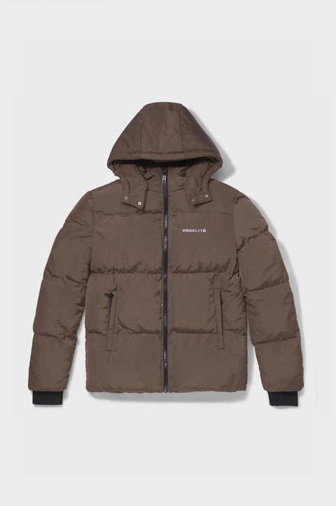 Equalite Essential Puffer Jacket Taupe