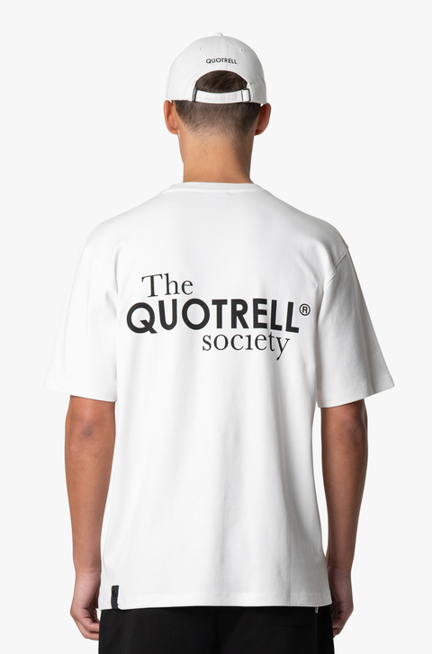 Quotrell Society T-shirt White/Black