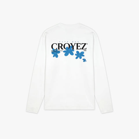 Croyez Botanique Longsleeve White/Tiffany Blue