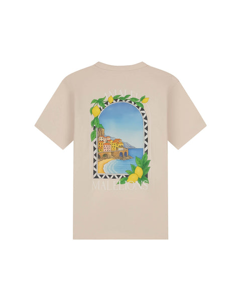 Malelions Amalfi Window T-Shirt Light Pink