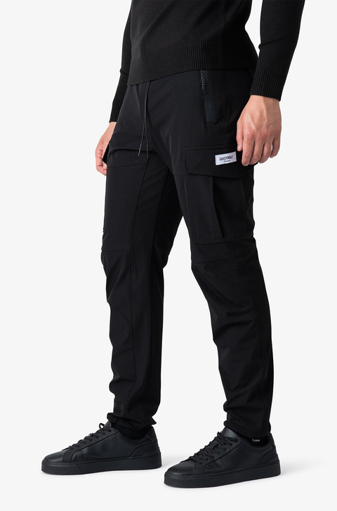 Quotrell Seattle Cargo Pants Black