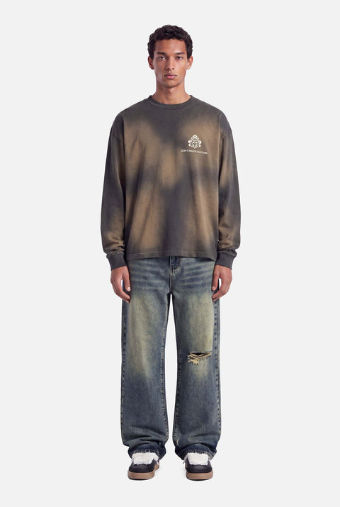 Don´t Waste Culture Fade Longsleeve Faded Grey