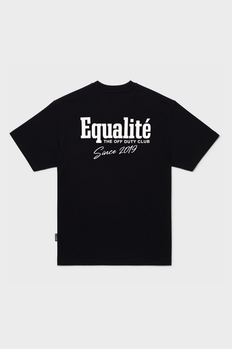 Equalite Racing Club Ovesized T-shirt Zwart