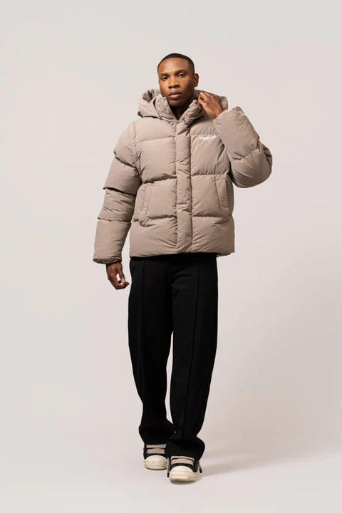 Equalite Societe Puffer Jacket Taupe