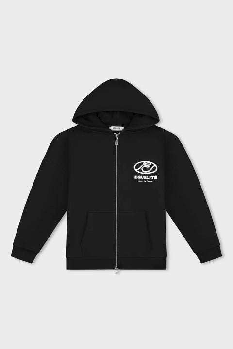 Equalite Arid Oversized FullZip Hoodie Black