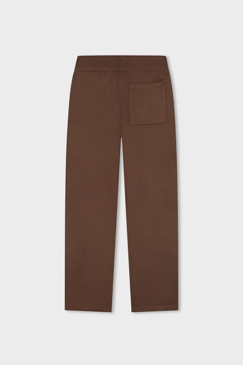 Equalite Fluffy Knit Pants Brown