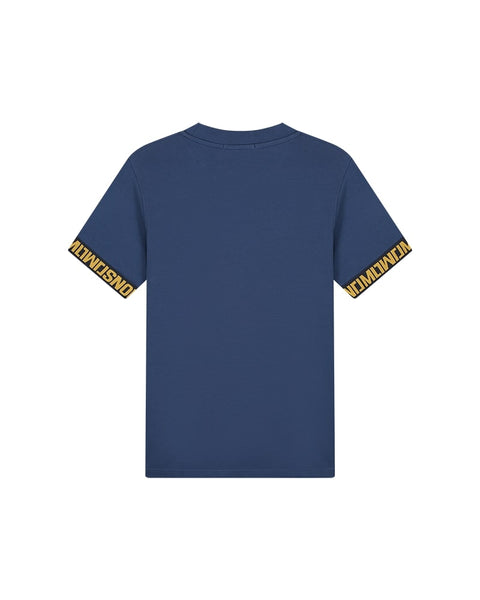Malelions Venetian T-shirt Navy/Gold