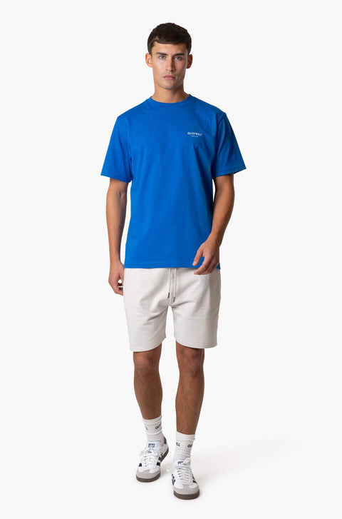 Quotrell Jaipur T-shirt Cobaltblue/White