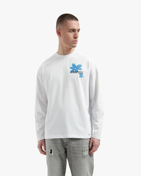 Croyez Botanique Longsleeve White/Tiffany Blue