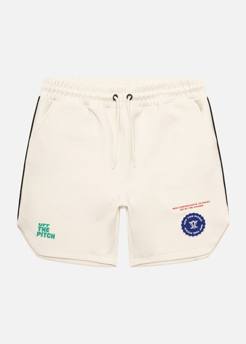 Off The Pitch Division Short Offwhite