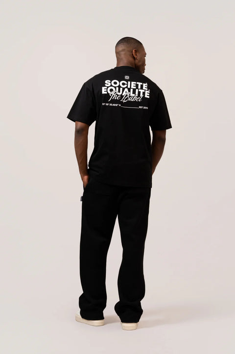 Equalite Societe Oversized Tee Black