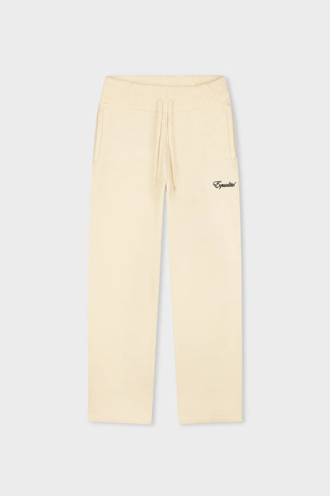 Equalite Fluffy Knit Pants OffWhite